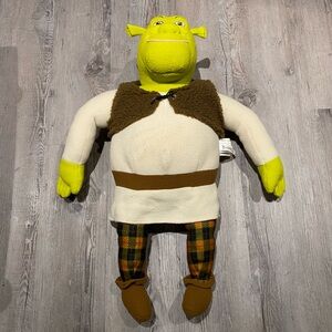 Vintage Shrek 2 Plush 2004 Collectible DreamWorks 28” Cuddle Pillow Jumbo